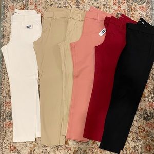 6 pair of Old Navy Pixie Pants